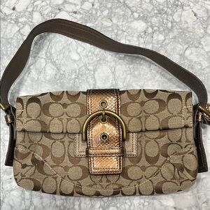Coach Snakeskin Patterned Women's Bag